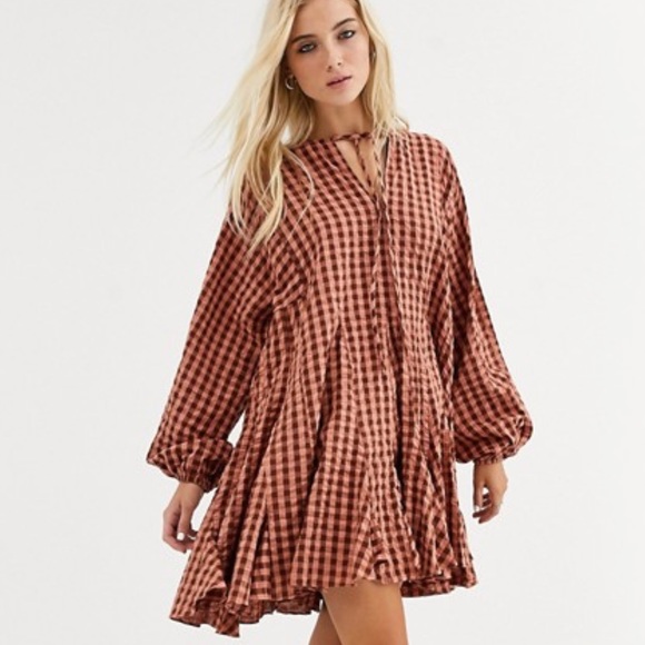 ASOS Dresses & Skirts - ❄️ASOS design trapeze seersucker mini dress